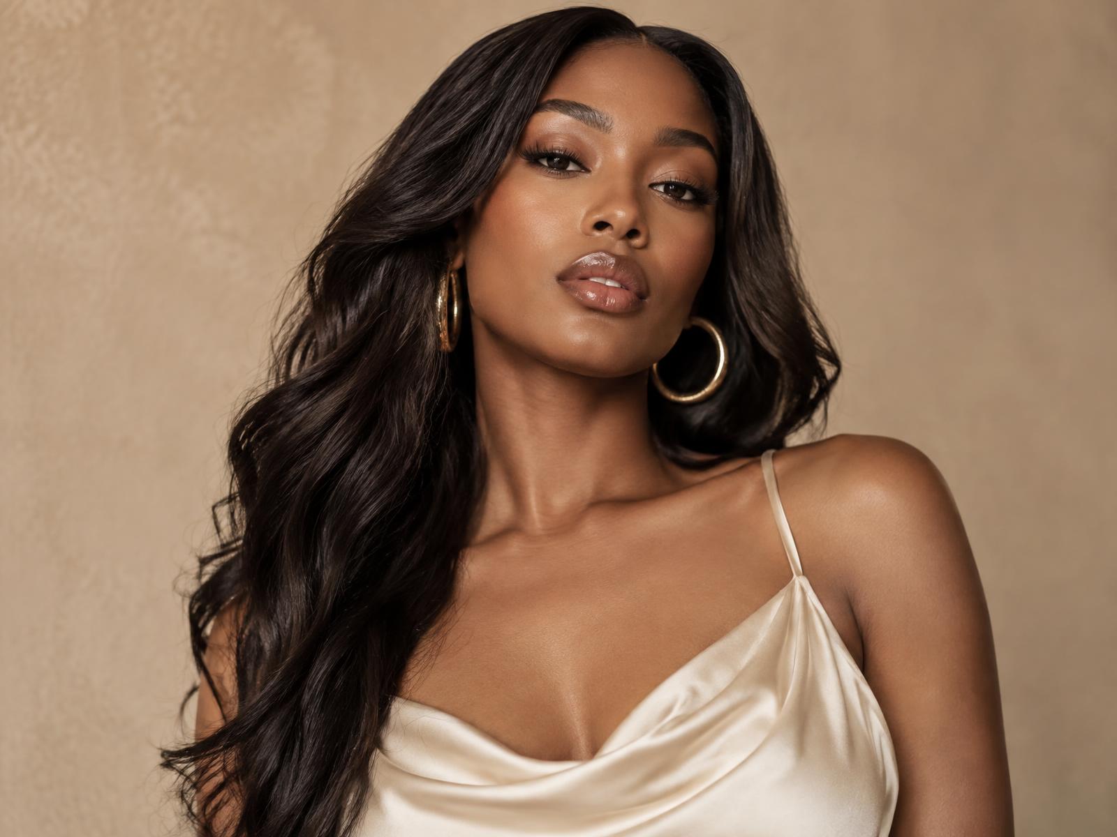 Beauty editorial portrait